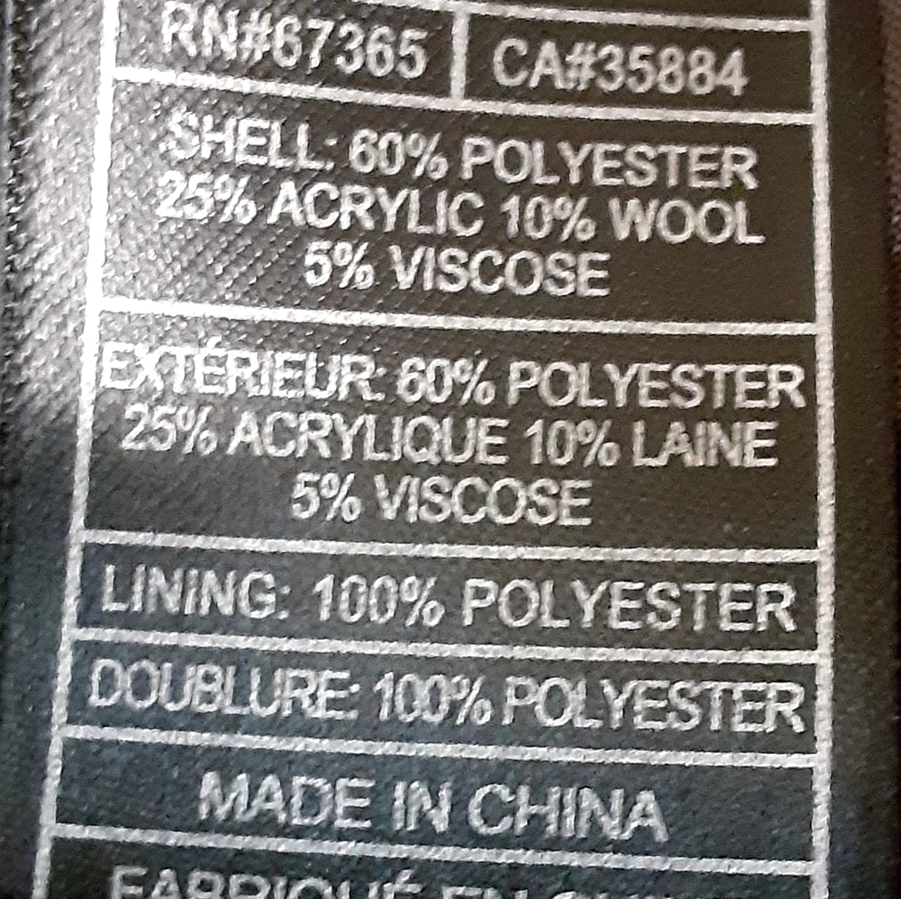 Jack...Medium Full Zip Spread Collar Wool Blend J… - image 6